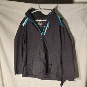 ZeroXposur Black Jacket with Blue Accents Womens XL